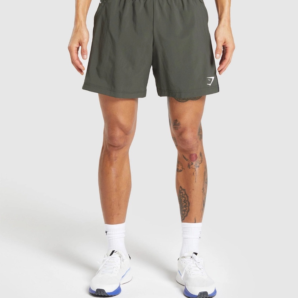 Gymshark Olive Athletic Shorts